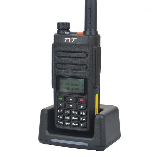 

tyt md-760 walkie talkie vhf uhf dual band dmr digital two way radio1
