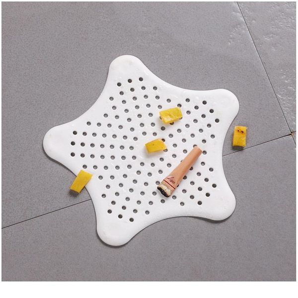 

1pc creative five-point star kitchen drains sink strainers filter sink prevents clogging floor drain screen sea s bbycej