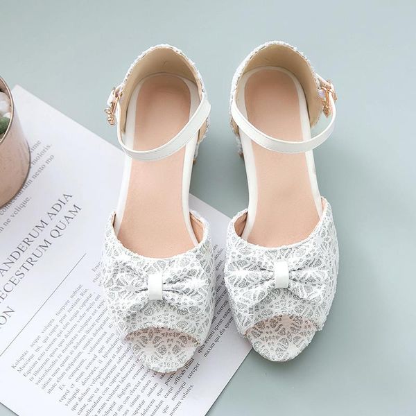 

pqecfs big size28-43 summer fashion women butterfly-knot front & rear strap high heels sandals 3 colors, Black