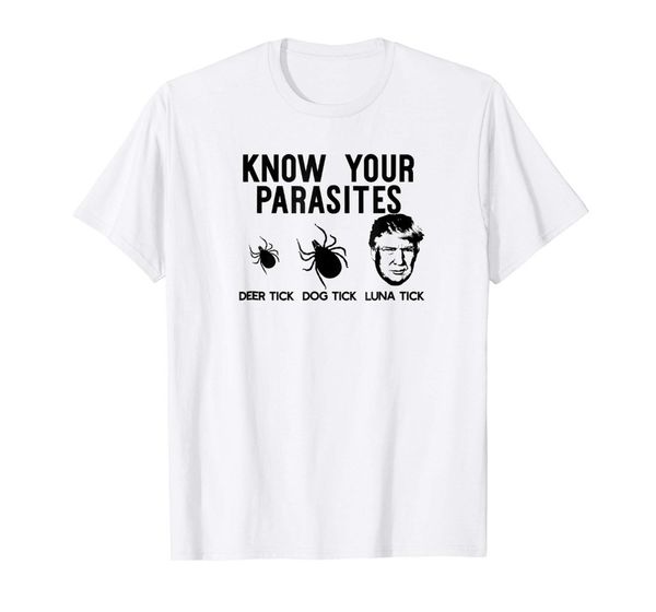

know your parasites deer tick doo tick lina tick anti trump white new trendy hip hop sleeve hooded sweatshirt hoodie men t shirt