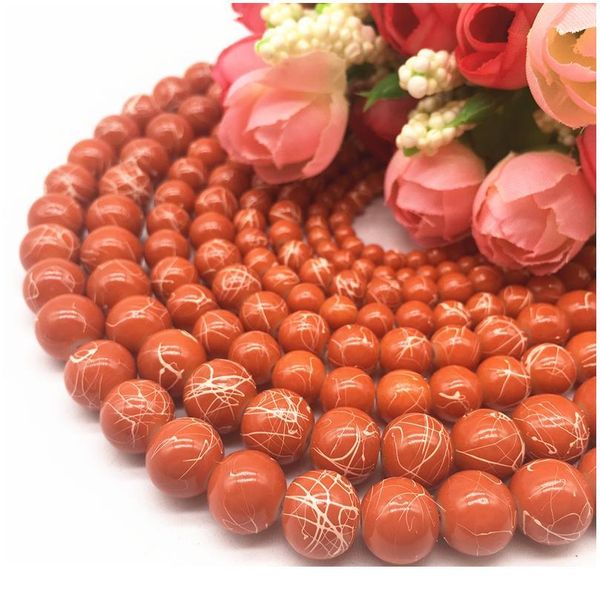 

wholesale 4/6/8/10mm czech glass beads loose spacer beads painted charm for jewellery making diy bracelet&neck jllfeu