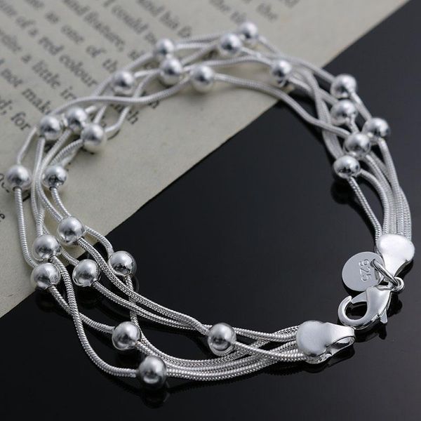 

selling classic models silver color five wire bead bracelets new listings fashion jewelry christmas gifts h sqcvjf, Black