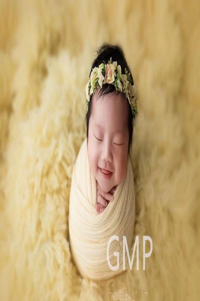 

baby headband dried flower baby hairband newborn pgraphy props infant shoot accessories floral baby headwear sweet headdress qylwmo, Slivery;white