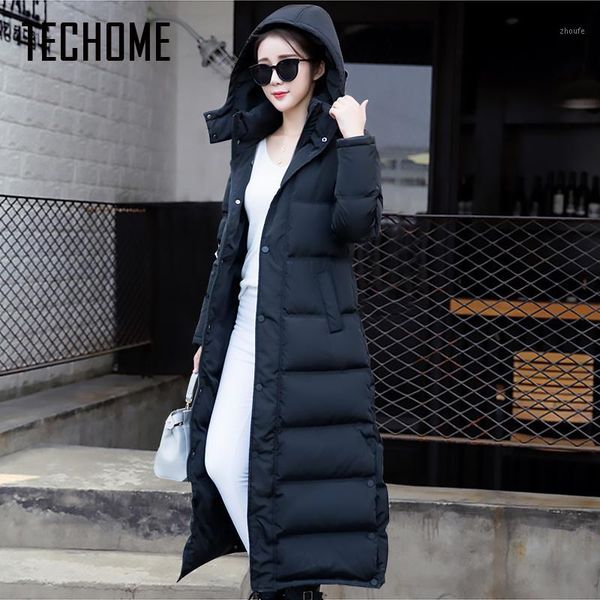 

2017 brand women winter down jackets and coats plus women's parka hooded women parkas coats winter jacket plus size 2xl1, Black