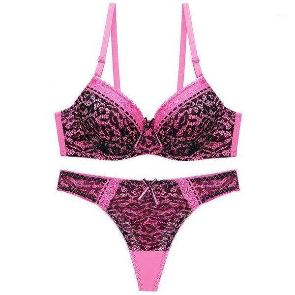 

dark perfume spring and summer new lace gathered small chest ladies underwear without steel ring beautiful comfortable1, Red;black