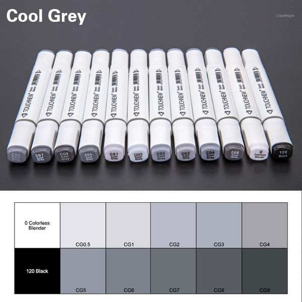 

gift sets touch 12/30color cool gray marker warm set dual tips alcohol based art for drawing manga mark supplier1
