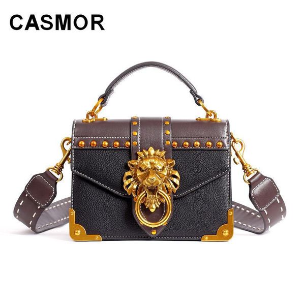 

casmor mini women handbags brand designer shoulder bag luxury ladies flap bags crossbody clutch bag wallet lion square pack