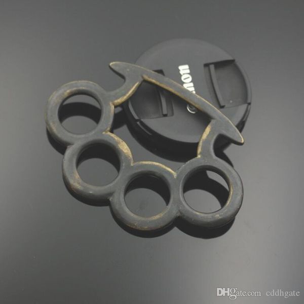 

10pcs thin steel single finger buckle hand buckle finger tiger self-defense finger tiger broken window hand buckle hand brace punch 115