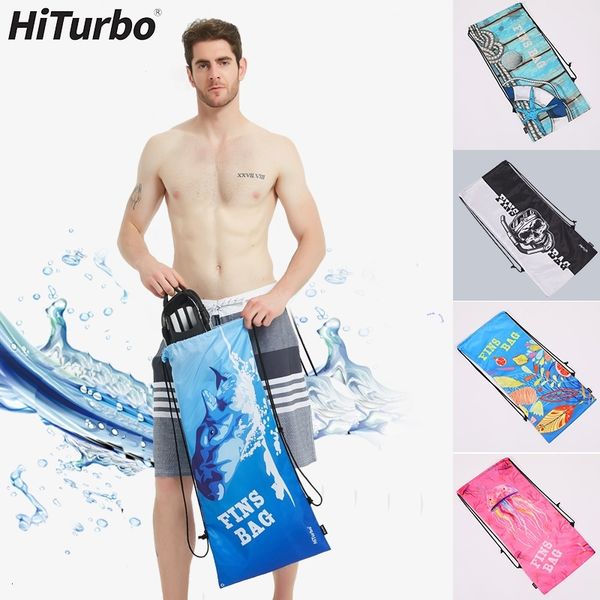 

black friday hiturbo submersible equipment swim fins storage bag outdoor snorkeling swimming backpack shoulder portable travel carrier