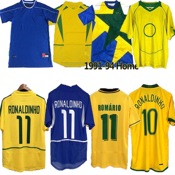 

2006 brasil ronaldinho adriano rivaldo romario soccer jerseys 1957 1991 1993 1994 1998 2000 2002 2004 2010 brazils retro football shirt clas, Black