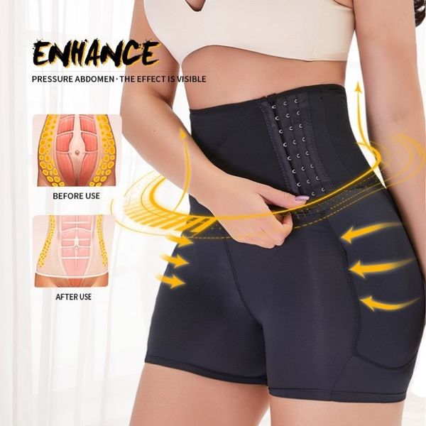 

plus size bodyshaper women waist trainer body shaper tummy control bodysuit shapewear slimming corset breathable butt lift t200707, Black;white