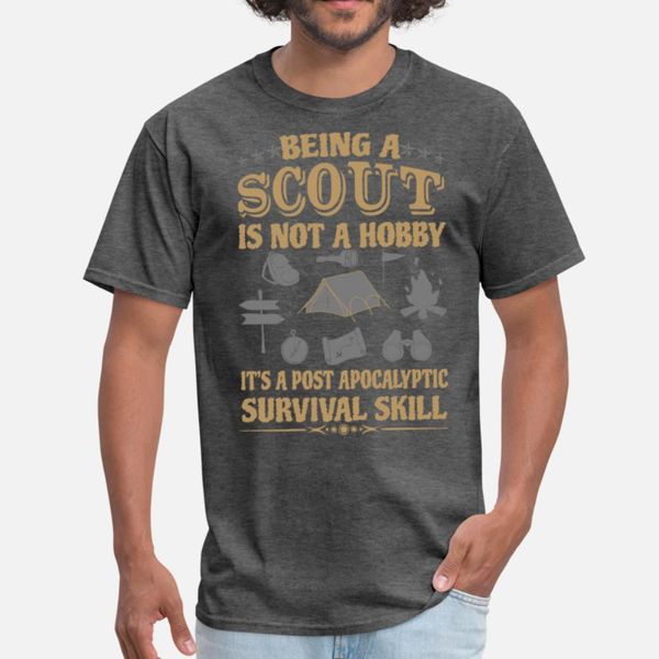 

scout - it's a post apocalyptic survival skill t shirt humor print summer tracksuit hoodie sweatshirt