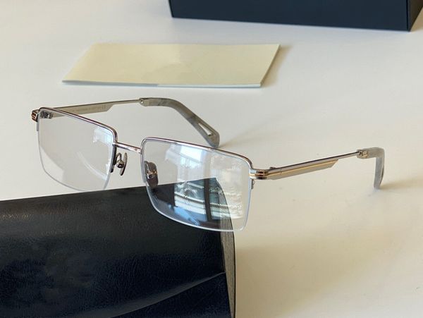 

the academic ii new style men fashion optical glass square metal half frame goggles quantity outdoor uv400 fashion with packing box, White;black