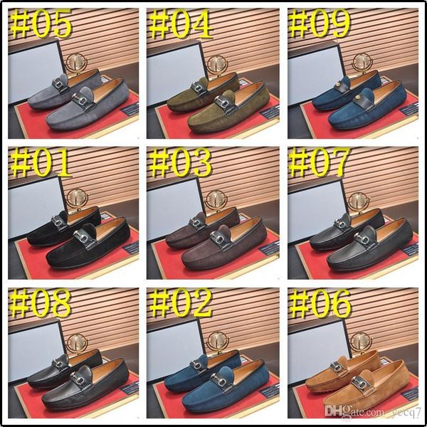 

md loafer shoes men genuine leather slip-on moccasins handmade designer man casual shoes drive walk luxury leisure big size 38-46 22, Black