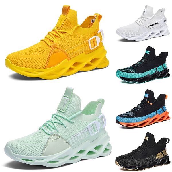 Highs Quality Men Running Shoes Respirável Treinadores Wolfs Grey Tour Amarelo Teal Triplos Preto Khaki Verdes Light Brown Bronze Mens Outdoor Sports Sneakers GAI