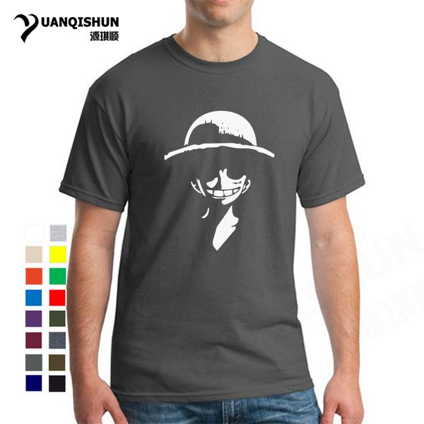 

16 colors fashion monkey d luffy summer style short sleeve fashion one piece s sport hooded sweatshirt hoodie men t shirt