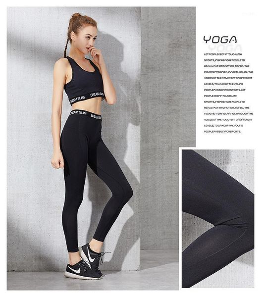 

yoga outfits women set gym fitness clothes high waist vest+pants running tight jogging workout leggings sport suit1, White;red