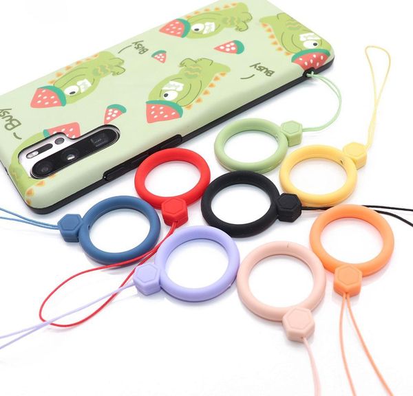 

new girl's sile pendant mobile phone straps keycord lanyards finger rings cartoon mobil jllrjg infant2005