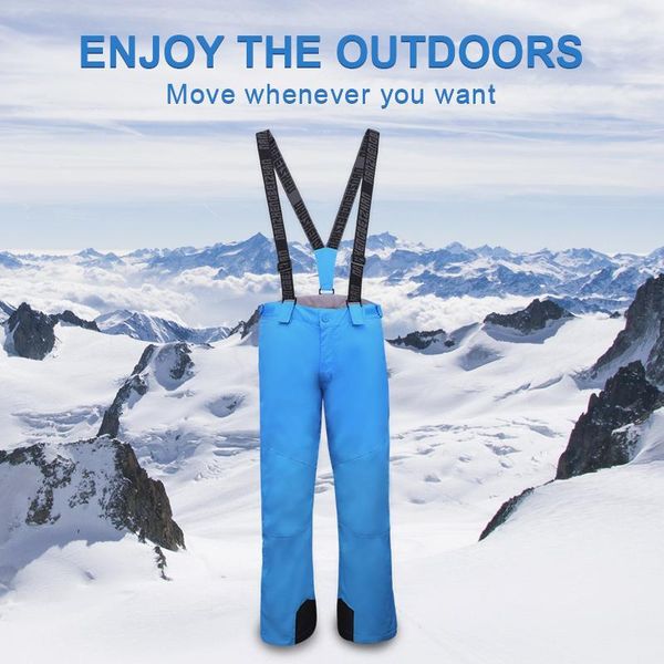 

skiing pants 2021 winter male waterproof thermal running snow skating trousers ski windproof outdoor snowboard keep warm
