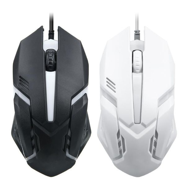

mice for lapcomputer pc wired e-sports gaming mouse 3 buttons 1600dpi ergonomic optical with colorful led backlight