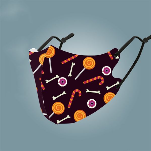

print mask face masks fabric prectivemask proof washable morcycle#242, Black
