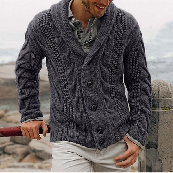 

fashion brand sweater man cardigan thick slim fit jumpers knitwear autumn korean style casual mens clothes, White;black