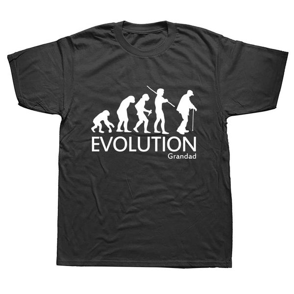 

sport evolution grandad fathers day birthday funny t shirts men summer cotton harajuku short sleeve o neck streetwear black t-shirt
