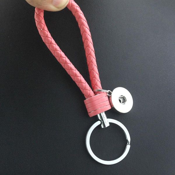 

20 colors keychains man pu leather 1 button metal snap button jewelry keyring keychain (fit 18mm 20mm snaps) k215 watches women q sqcddq, Silver