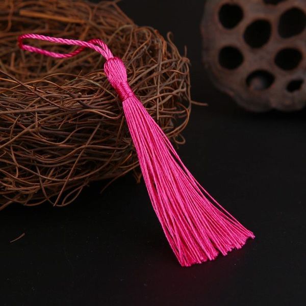 

50pcs multicolor polyester decorative tassel diy jewelry curtain garments decorative accessories key bag pendant craft tassels h sqcbte