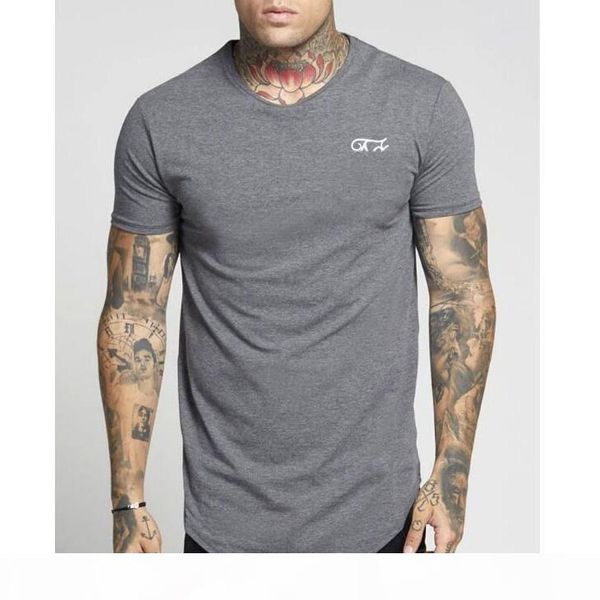 

sik hip hop t-shirts men streetwear short sleeve black white long t-shirt longline tees, White;black