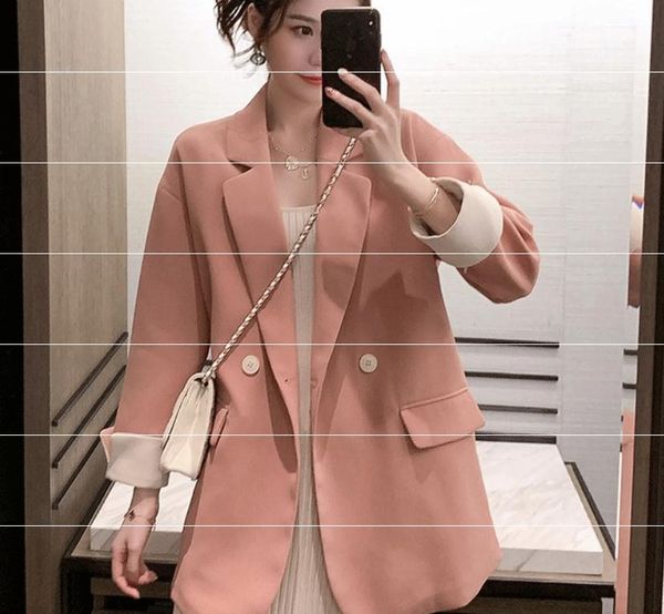 

2021 spring and autumn winter with new style fashion long sleeve women's western-style clothes coat @862, White;black
