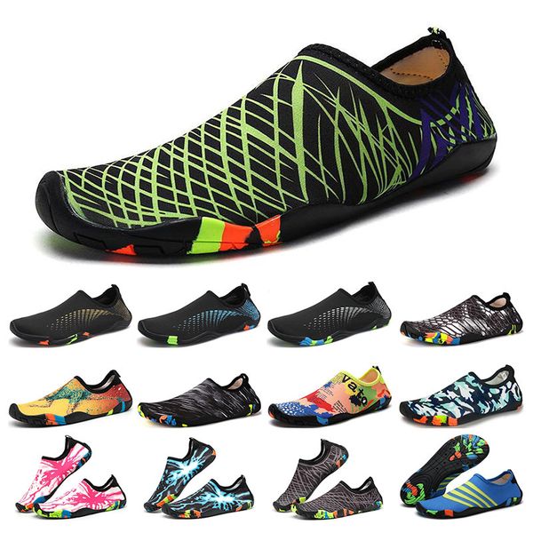 

mens swimming diving outdoor sports beach shoes soft-soled creek sneakers black white barefoot skin snorkeling wading fitness womens trainer