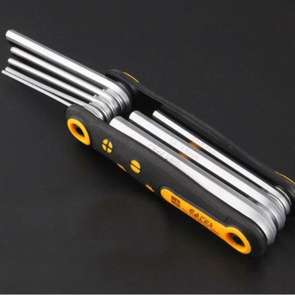 

hexagonal set portable folding 8 sets folding plum blossom screwdriver wholesale multi-size screw driver tool set