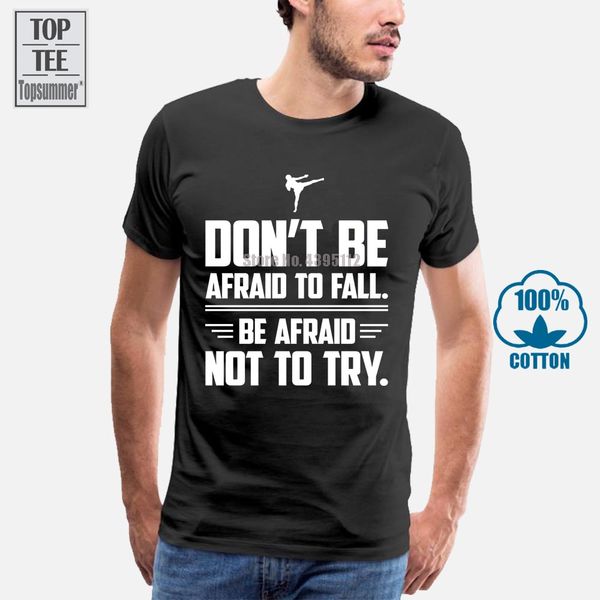 

kickboxing t shirt don't afraid to fall be afraid not to try mens short sleeve print retro tee t shirt sport hooded sweatshirt hoodie