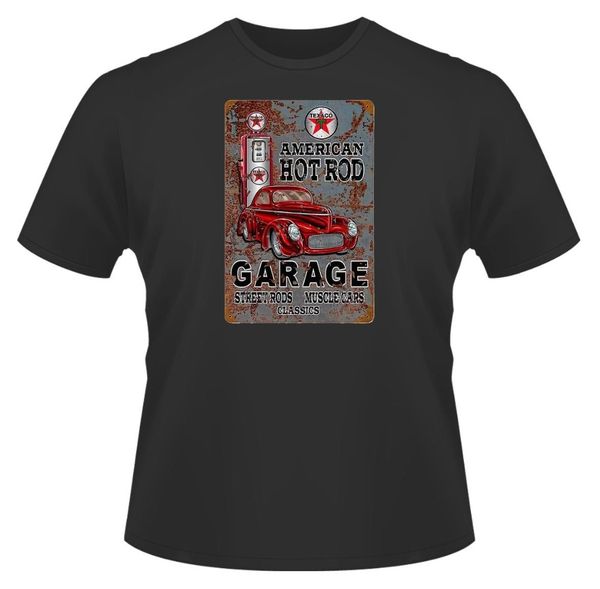

new casual tee shirt mens t-shirt american rod garage sign ideal gift or birthday present t-shirt sport hooded sweatshirt hoodie