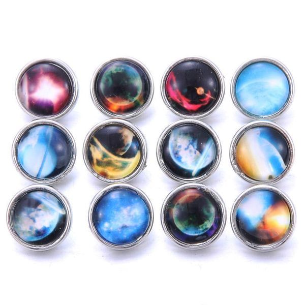 

wholesale mixed style 10pcs lot new 12mm snap jewelry mini glass snap buttons fit 12mm snap bracelet bangle earrings necklaces h jllxeh