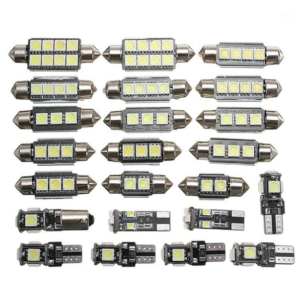 

dhbh-23pcs led car interior light e trunk map license plate lamp bulb kit1