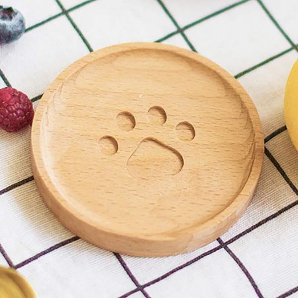 

mats & pads wooden household solid wood insulation anti- table decorative pad