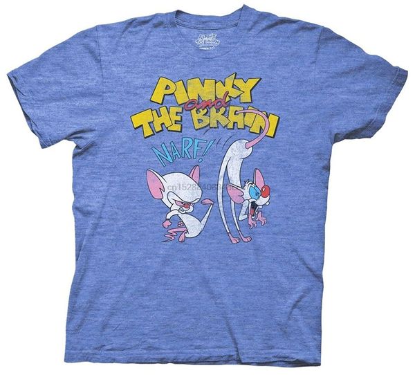 

animaniacs brain kicking pinky butt distressed heather blue t shirt sport hooded sweatshirt hoodie