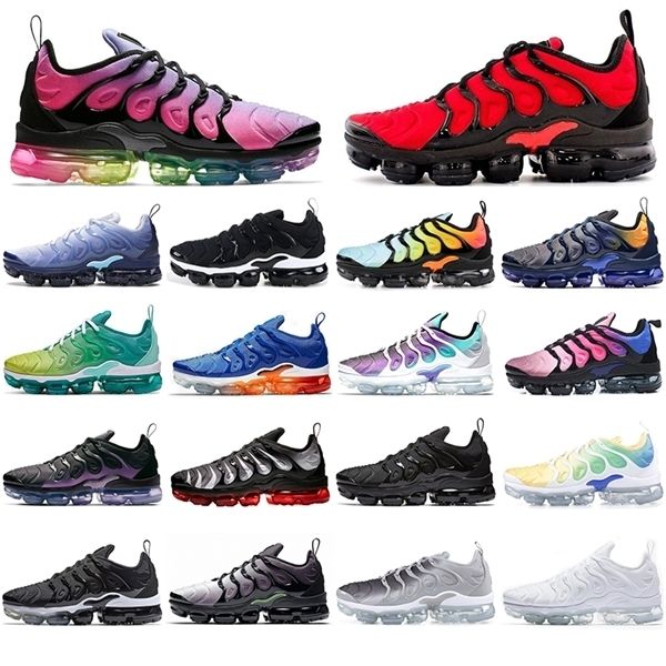 

tn running shoes for men women chaussures triple black white be ture hyper violet light current blue mens trainers outdoor sports sneaker