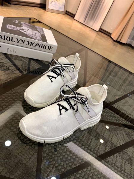 

2020 spring and autumn new leisure elastic sports women's shoe knitted letter thick bottom fashion trend women's shoe dad shoes, Black