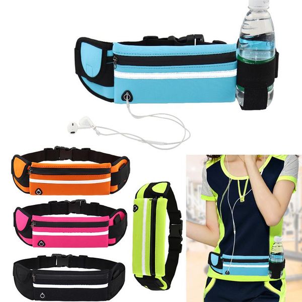 

running sport pouch waist waist jogging bag exercise bag pack waterproof for running gym cycling hiking outdoor camping gym llbs0 qynf