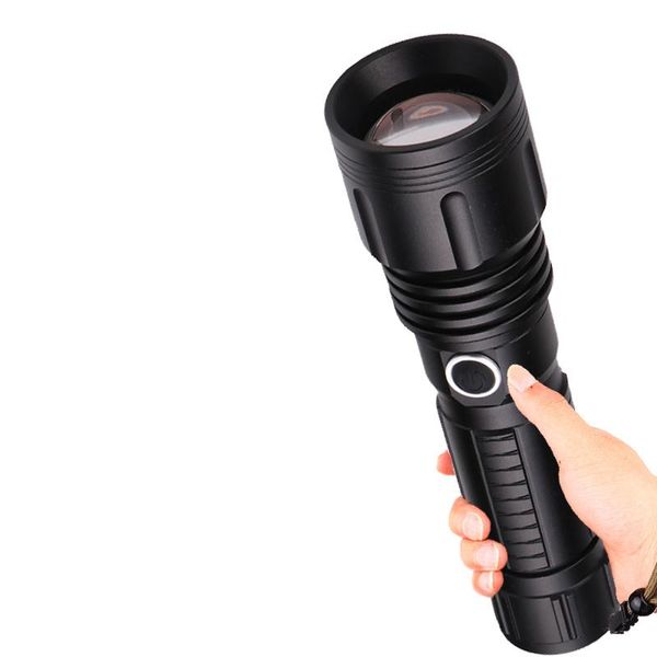 

xhp70 powerful led flashlight torch aluminum zoomable 18650 or 26650 battery flash light bulbs waterproof ipx6 litwod power 20w bbydnv