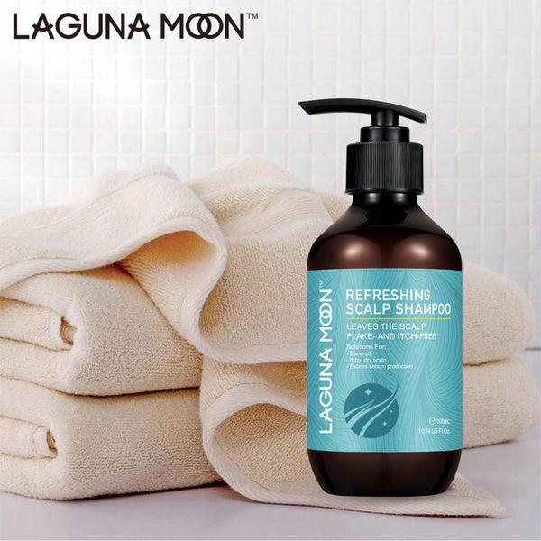 

lagunamoon anti-dandruff shampoo natural care oil control shampoo 300ml ship from uk