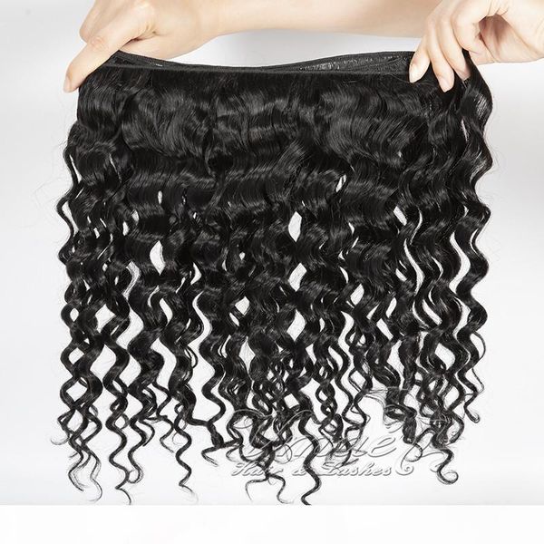 

vmae brazilian deep curly virgin hair hair products brazilian deep wave 3 bundles brazilian hairpiece weave bundles human hair, Black