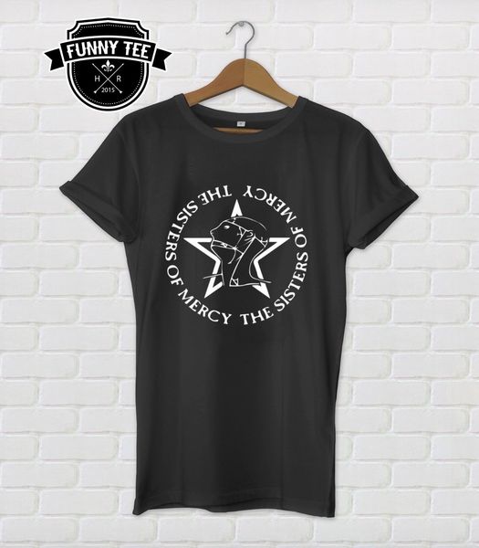 

funny sisters of mercy 2a gothic rock stern romantic the mission new goth punk summer sport hooded sweatshirt hoodie t shirt