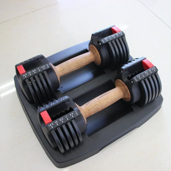 

dumbbells whole set a pair of adjustable with bracket indoor domestic iron