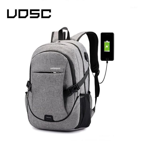 Backpack UOSC Men Bag Brand Moda de alta qualidade Laptop Notebook Mochila Masculino Backback Backback Backpack1 Backpack1