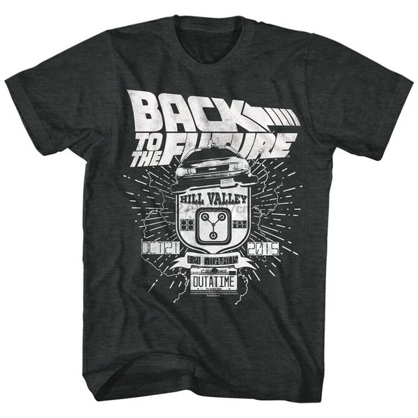 

back to the future t-shirt vintage delorean in black heather in sizes sm - 5xl sport hooded sweatshirt hoodie