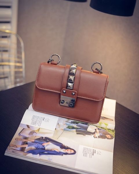 

2017 2017 handbags high rivet brand vintage fashion chain crossbody quality sac single shoulder bag designer shoulder bags bag small qekfv